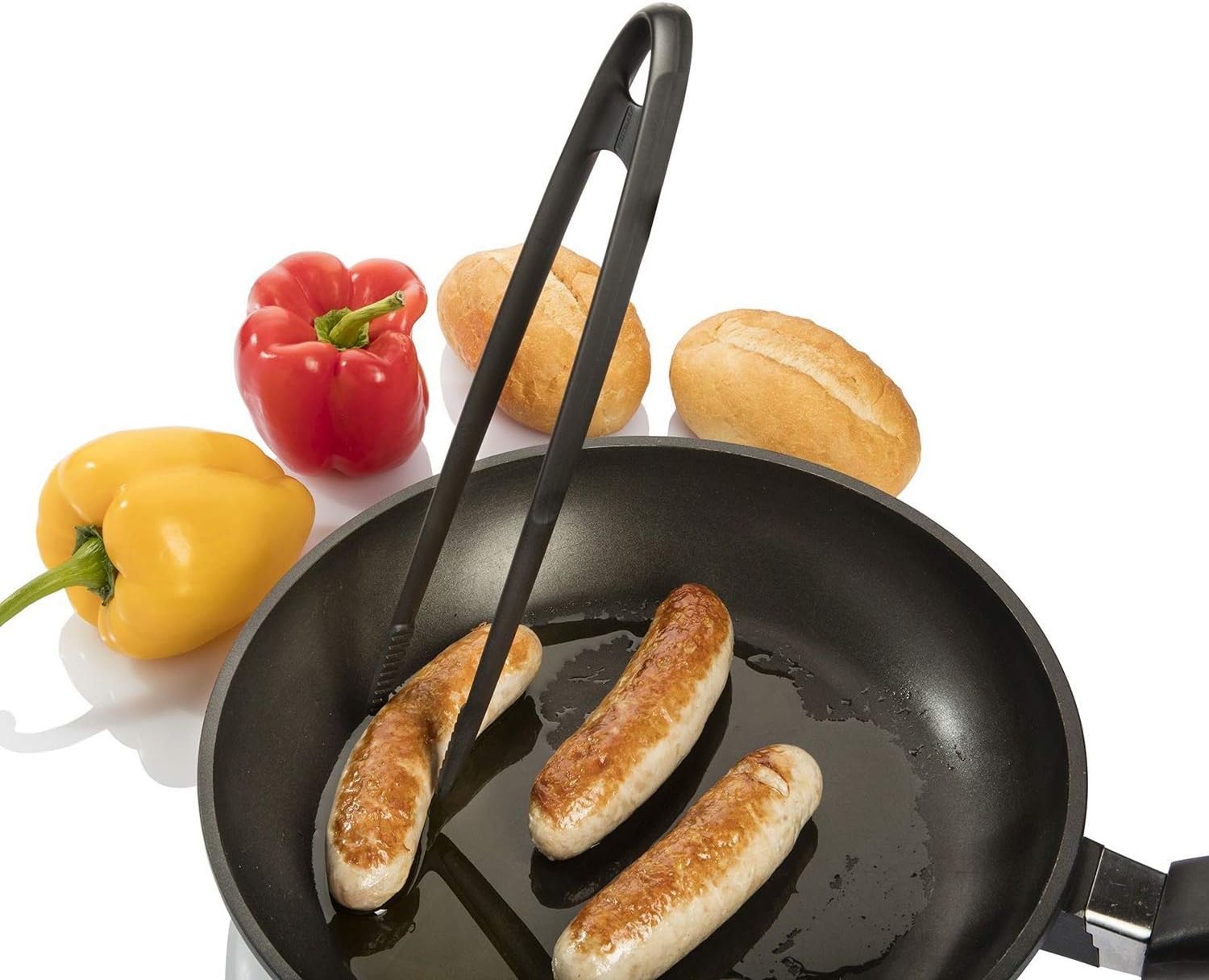 Westmark Frying and Serving Pincers, Grill Tongs, Plastic, Length: 29 cm, Black, 13692270