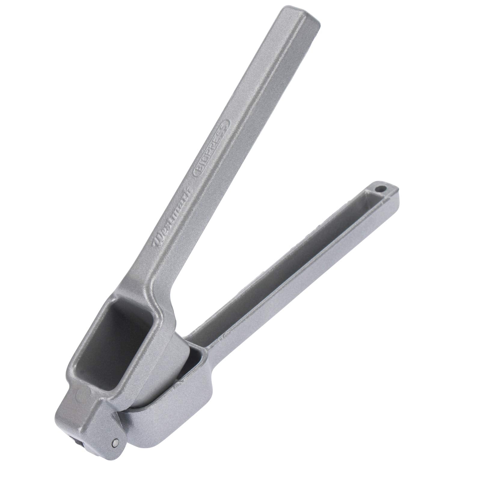 Westmark Knoblauchpresse, kompakt, Länge: 15,2 cm, Aluminium, Biopress, Silber, 30102260