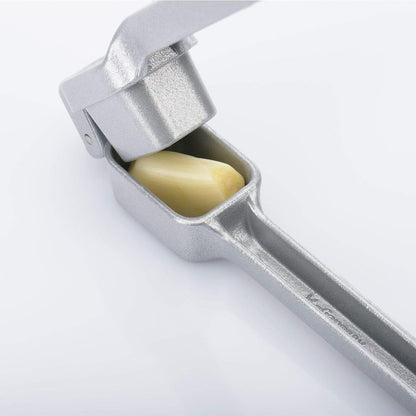 Westmark Knoblauchpresse, kompakt, Länge: 15,2 cm, Aluminium, Biopress, Silber, 30102260