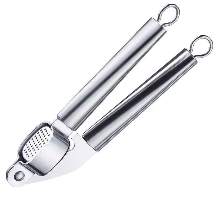 Westmark Knoblauchpresse, kompakt, Länge: 15,2 cm, Aluminium, Biopress, Silber, 30102260