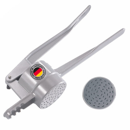 Westmark Spaetzle/Potato Press, With traditional holes for handmade-style spaetzle, Die-cast aluminium, Length: 41 cm, Spätzlechef, Silver, 61202260