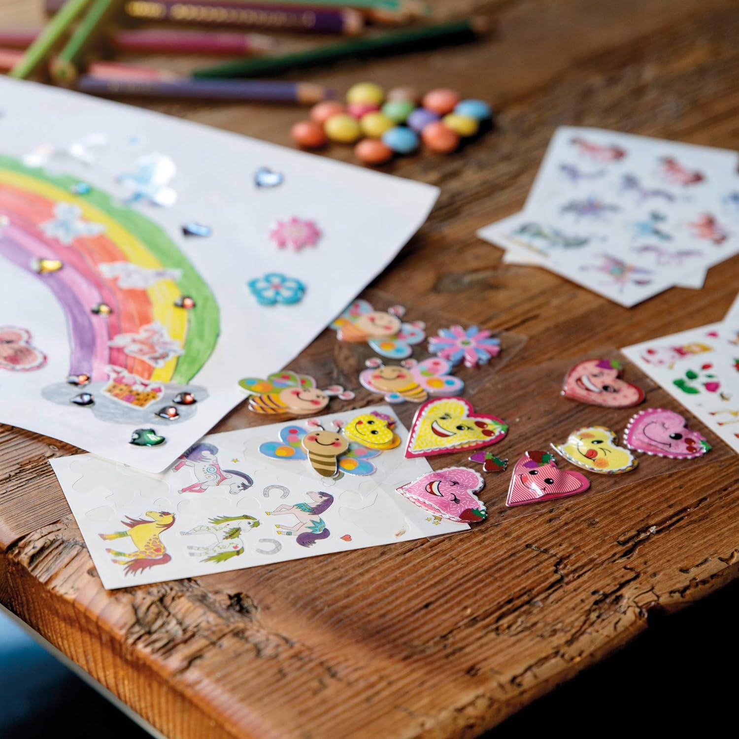 Avery Zweckform 53208 Children's Stickers, Fairies, 34 Stickers 34 Aufkleber Fairies