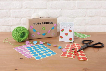 Avery Zweckform 59994 Adhesive Dots 3.328 Pieces (self-Adhesive Marking dots, Diameter 8 mm, 416 Adhesive dots per Colour, 8 Colours, Round Stickers for calendars, Planners and Crafts, Paper, Matte) Yellow,Blue,White,Green,Red,Black
