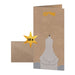 SIGEL DS078 Christmas Cards "Polar bear with shooting star", DL, 10 cards, easy to print