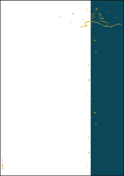 SIGEL DP413 Christmas writing paper "Christmas tree", 90 gsm, A4, 100 sheets