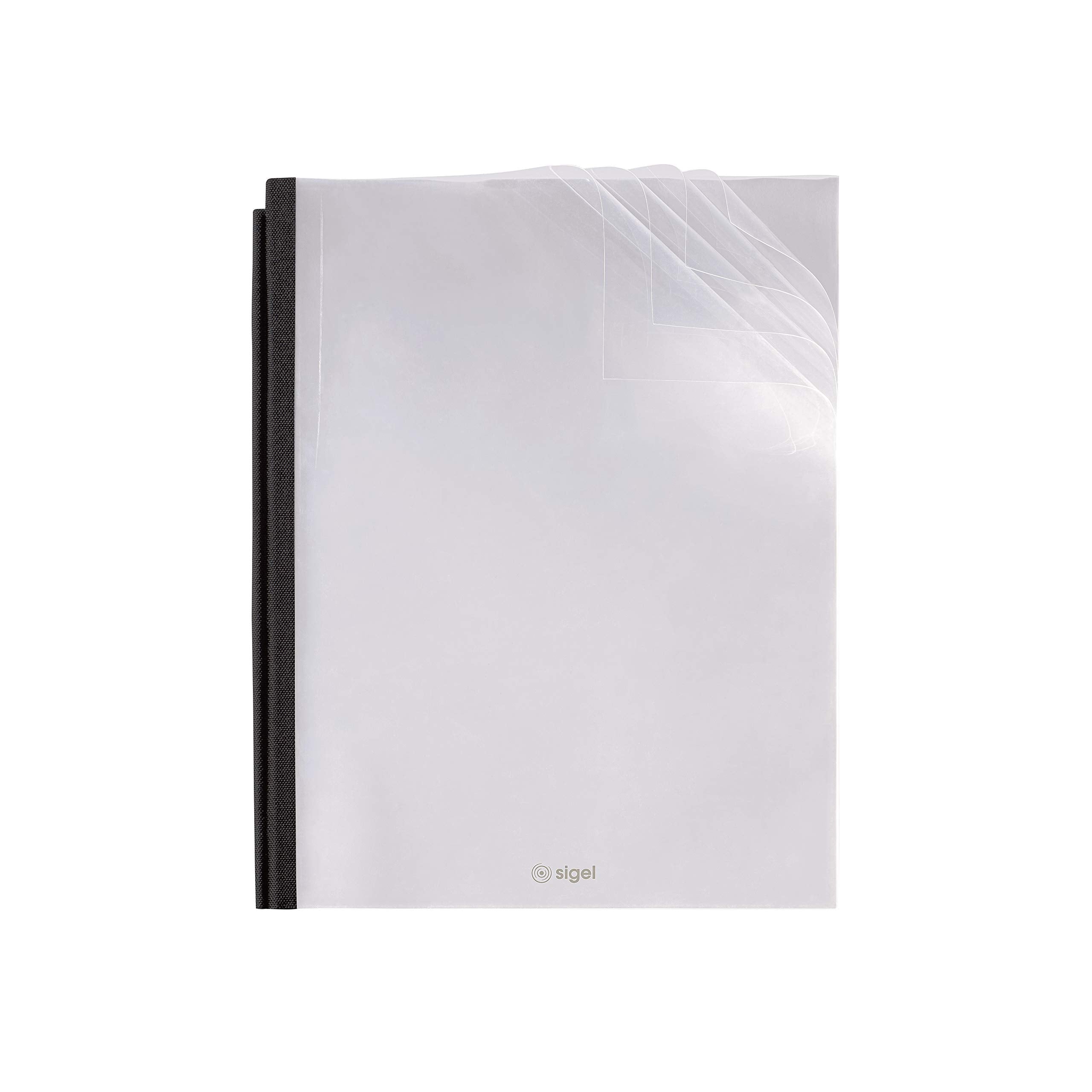 SIGEL CF301 Clear pockets, 16.4x21.1 cm, 5 Pieces - Conceptum flex approx. A5 accessories bag