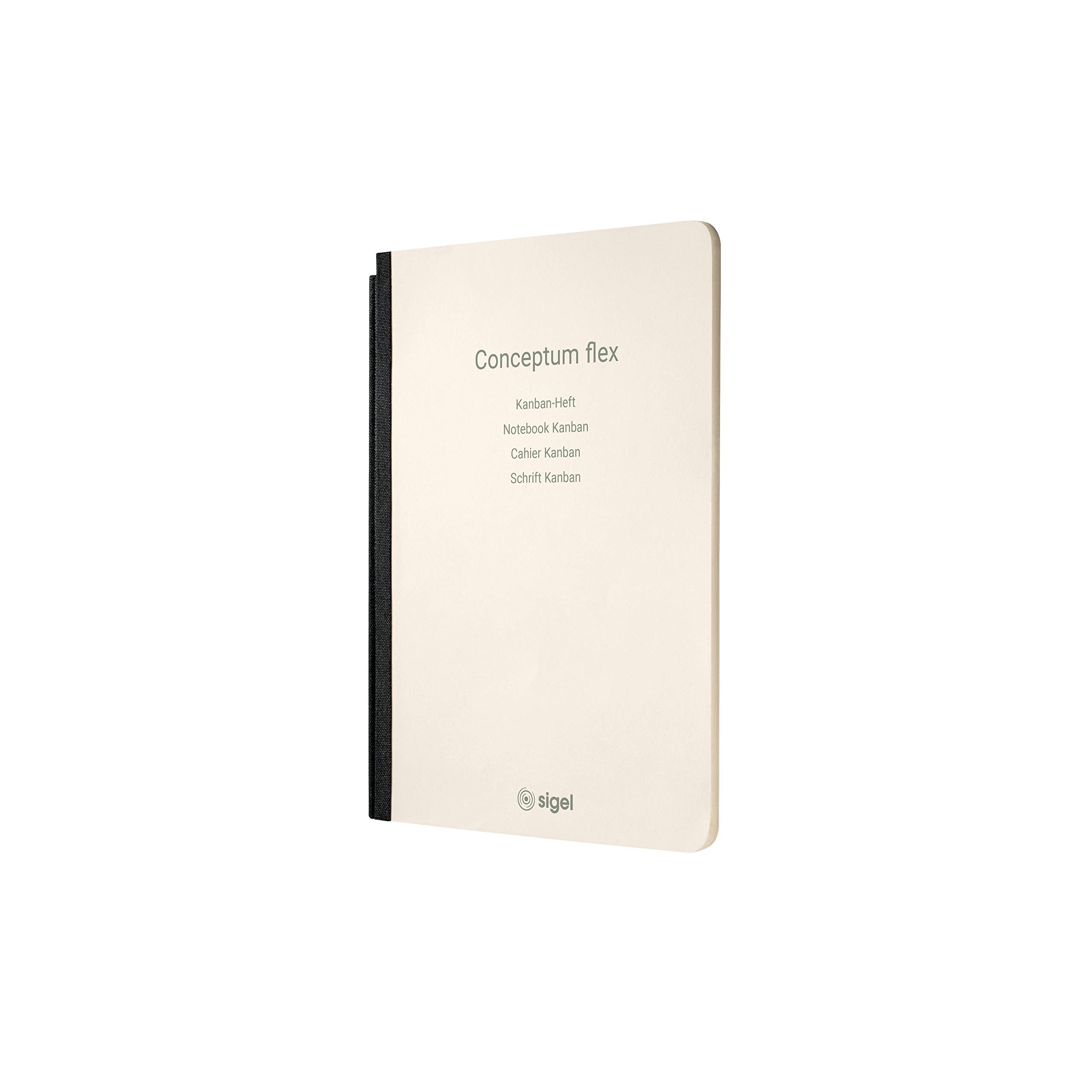 SIGEL CF227 Heft Kanban, DIN A5 - für Business Notiersystem Conceptum flex, aus nachhaltigem Papier DIN A5 Heft Kanban