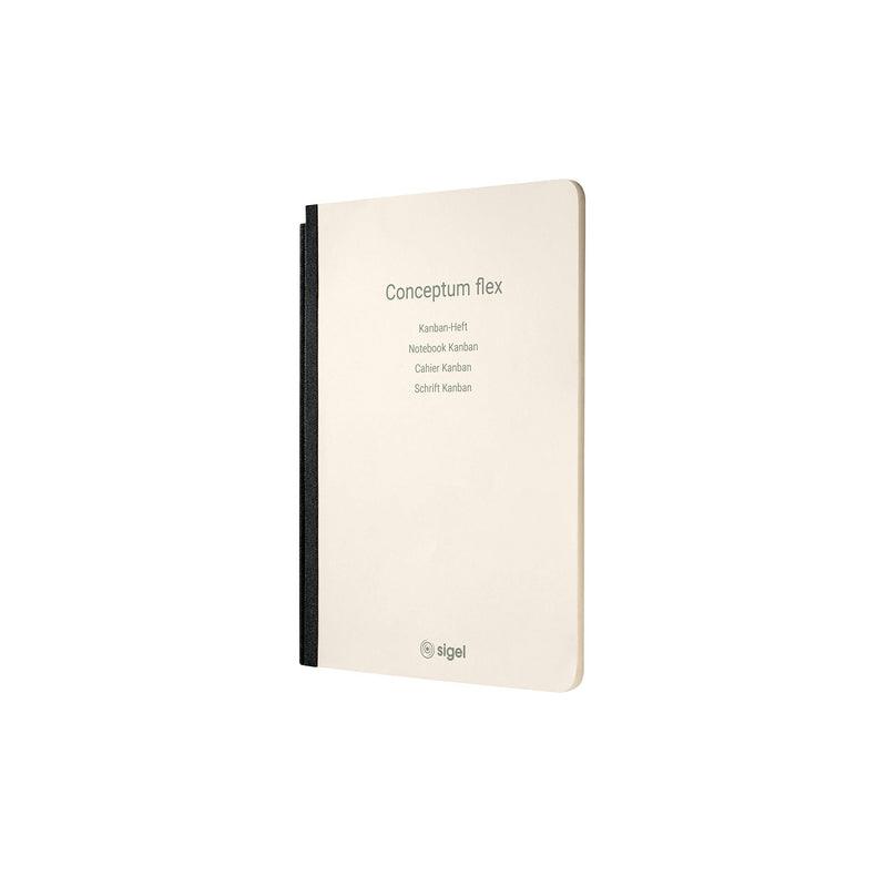 SIGEL CF227 Heft Kanban, DIN A5 - für Business Notiersystem Conceptum flex, aus nachhaltigem Papier DIN A5 Heft Kanban