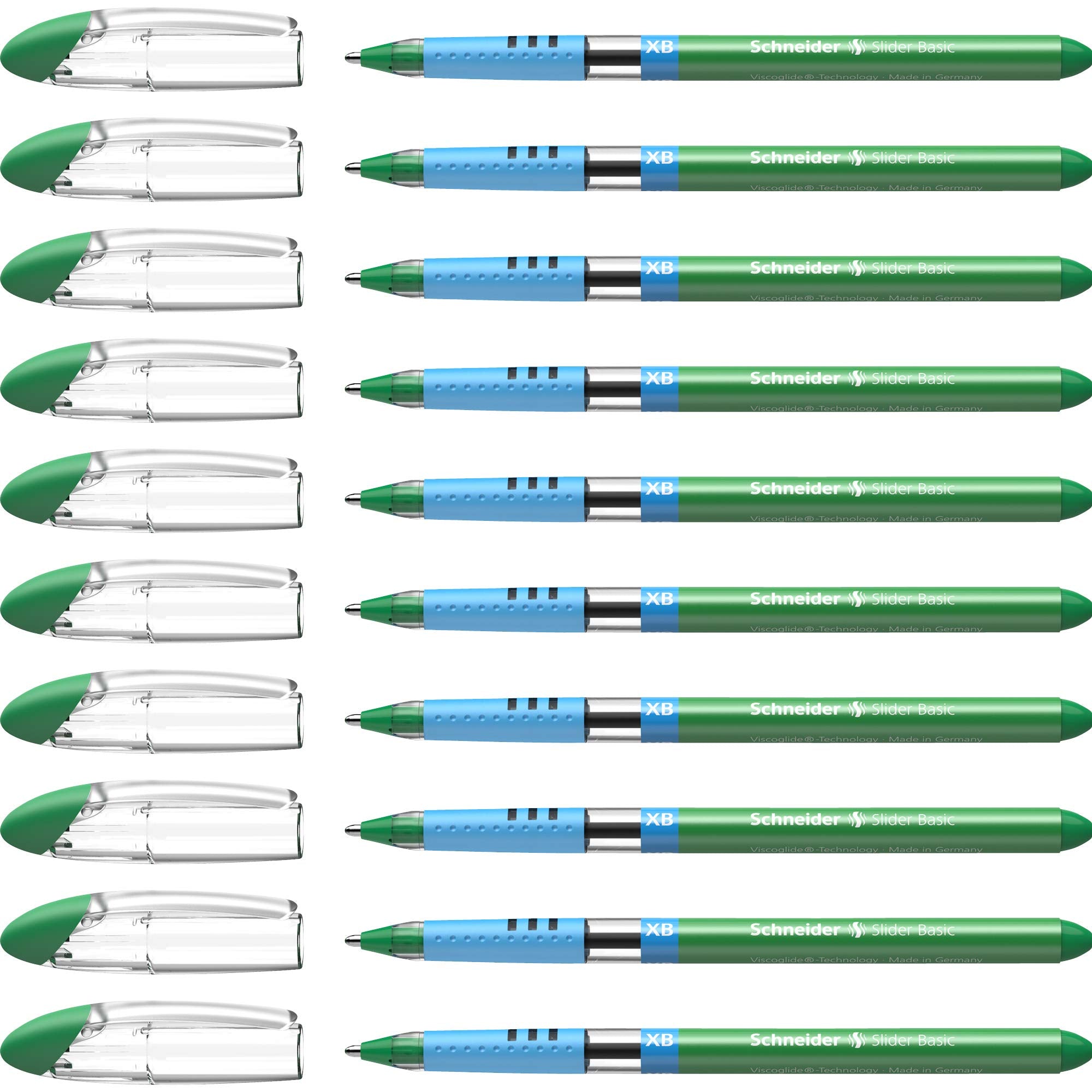 Schneider Slider XB 151204 Ballpoint Pen Green Pack of 10