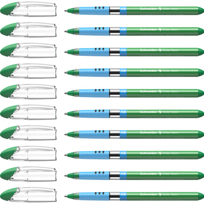 Schneider Slider XB 151204 Ballpoint Pen Green Pack of 10