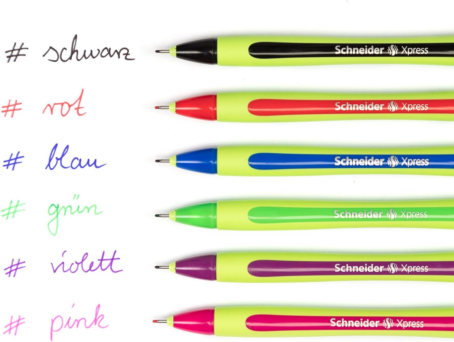 Schneider XPRESS 190001 Fineliner Pen Black Pack of 10