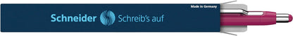 Schneider 138608 Epsilon Click-top Ballpoint Pen (Line Thickness XB, Indelible Ink Refill, Made in Germany) –Ink Colour: Blue Boysenberry