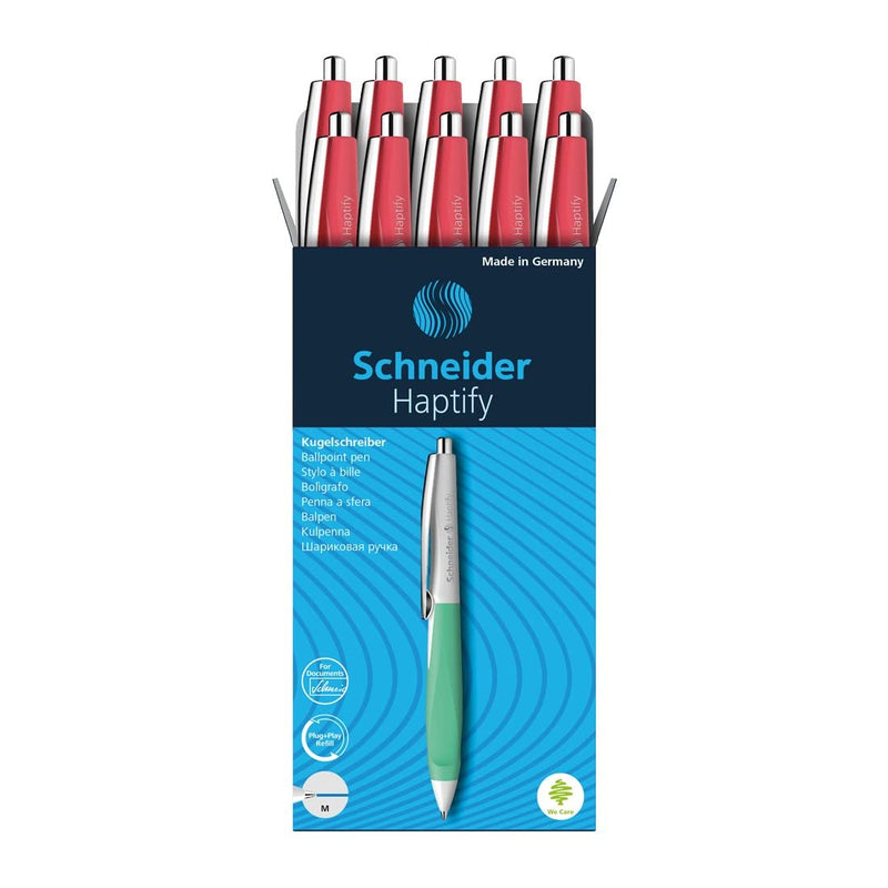 Schneider Kugelschreiber Haptify orange Schreibfar