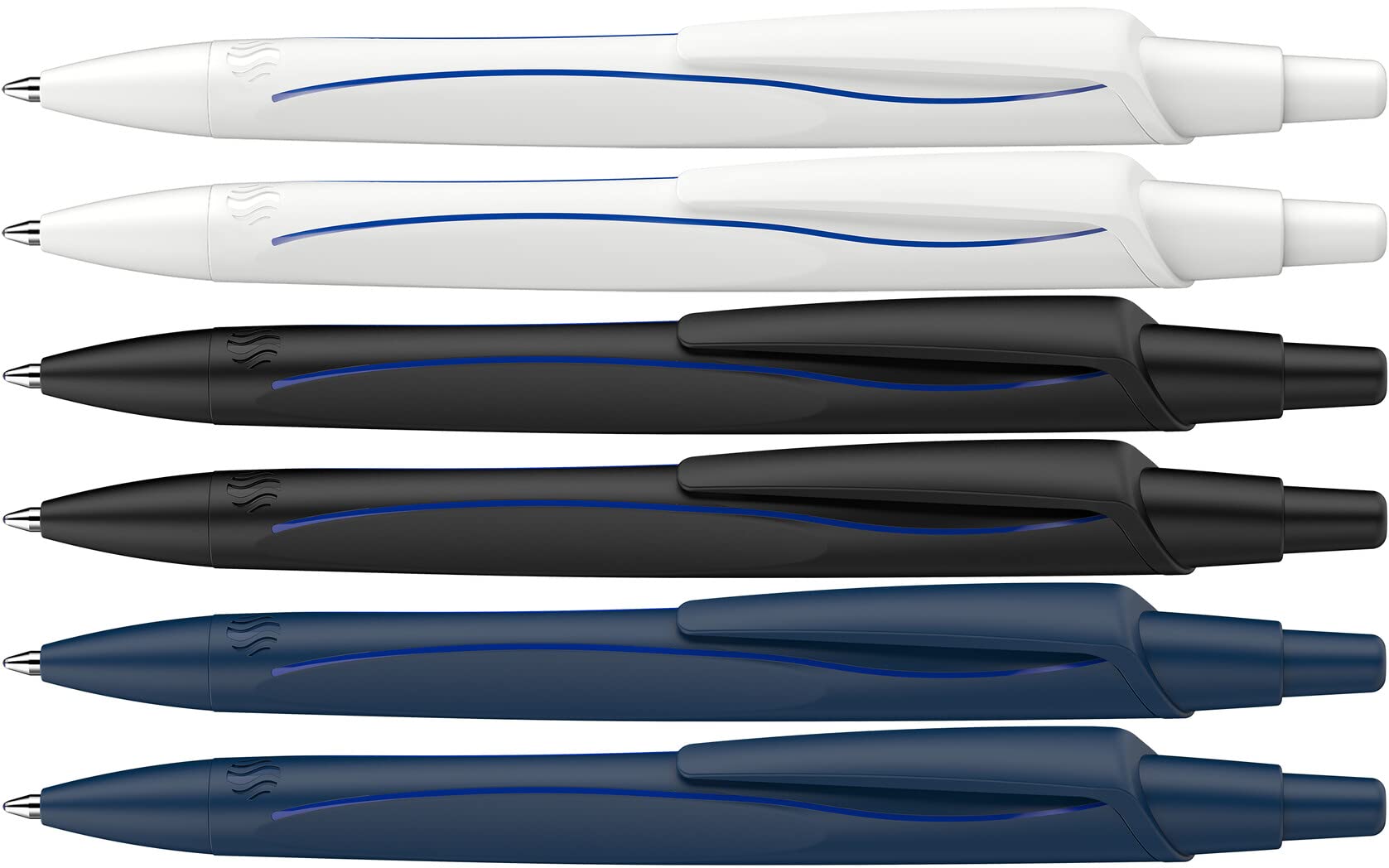 Schneider Reco Ballpoint Pen (Recycled Plastic, Awarded with Blue Angel), Blue Ink