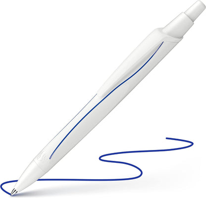Schneider Reco Ballpoint Pen (Recycled Plastic, Awarded with Blue Angel), Blue Ink