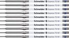 Schneider Express 75 Refill for Ballpoint Pen M Blue Indelible ISO 12757-2 A2 Pack of 10
