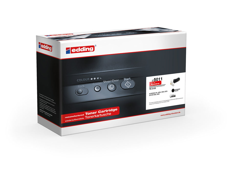 Edding Toner Replaces Kyocera Tk-3130 – and X Black – 25000 Pages
