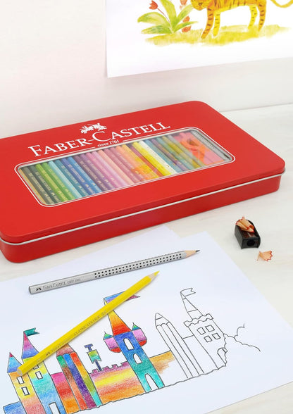 Faber-Castell 115824 Hexagonal Colour Pencil (Pack of 24