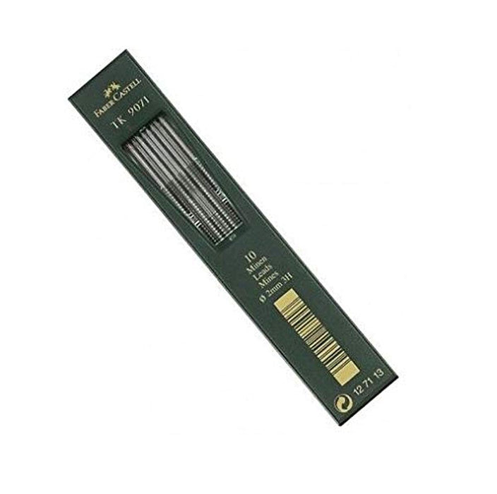 Faber-Castell TK9071 2mm 3H Leads (Pack of 10