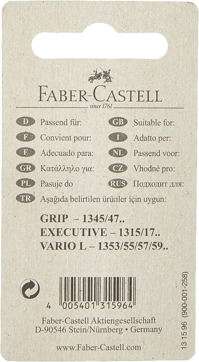 Faber-Castell Zapasowe gumki do olówków automatycznych Grip 3 sztuki