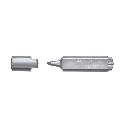 Faber-Castell Metallic Textliner - Shiny Silver