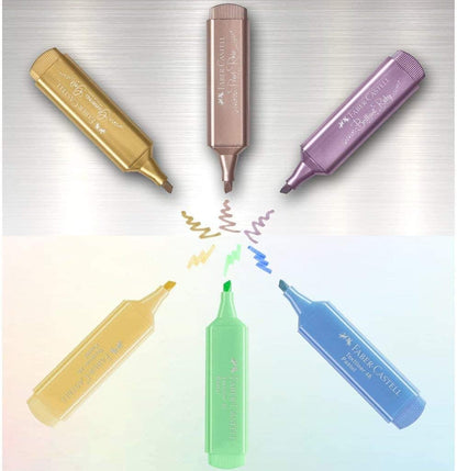 Faber-Castell Metallic Textliner - Shiny Silver