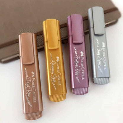 Faber-Castell Metallic Textliner - Shiny Silver