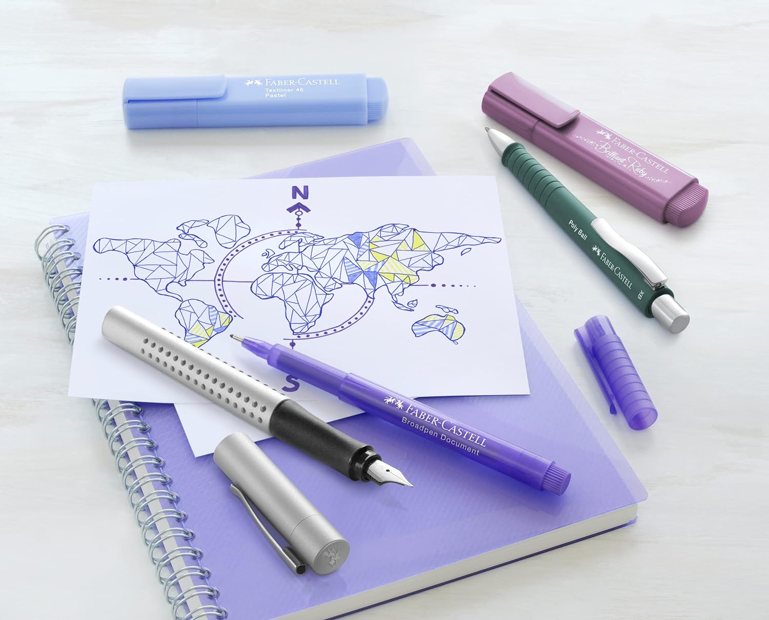 Faber-Castell Textmarker Textliner 46 Metallic rubin