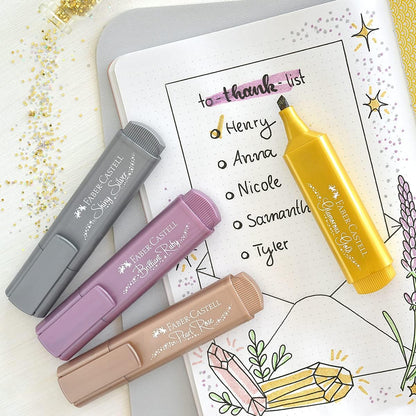 Faber-Castell Textmarker Textliner 46 Metallic rubin