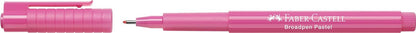 Faber-Castell 155426 - Fineliner Broadpen 1554, 0.8 mm, pastell purpurrosa