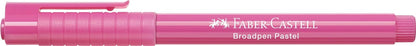 Faber-Castell 155426 - Fineliner Broadpen 1554, 0.8 mm, pastell purpurrosa
