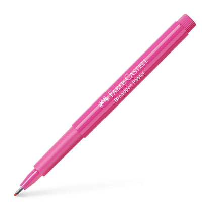 Faber-Castell 155426 - Fineliner Broadpen 1554, 0.8 mm, pastell purpurrosa