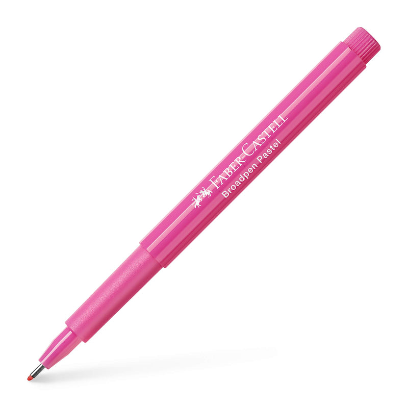 Faber-Castell 155426 - Fineliner Broadpen 1554, 0.8 mm, pastell purpurrosa