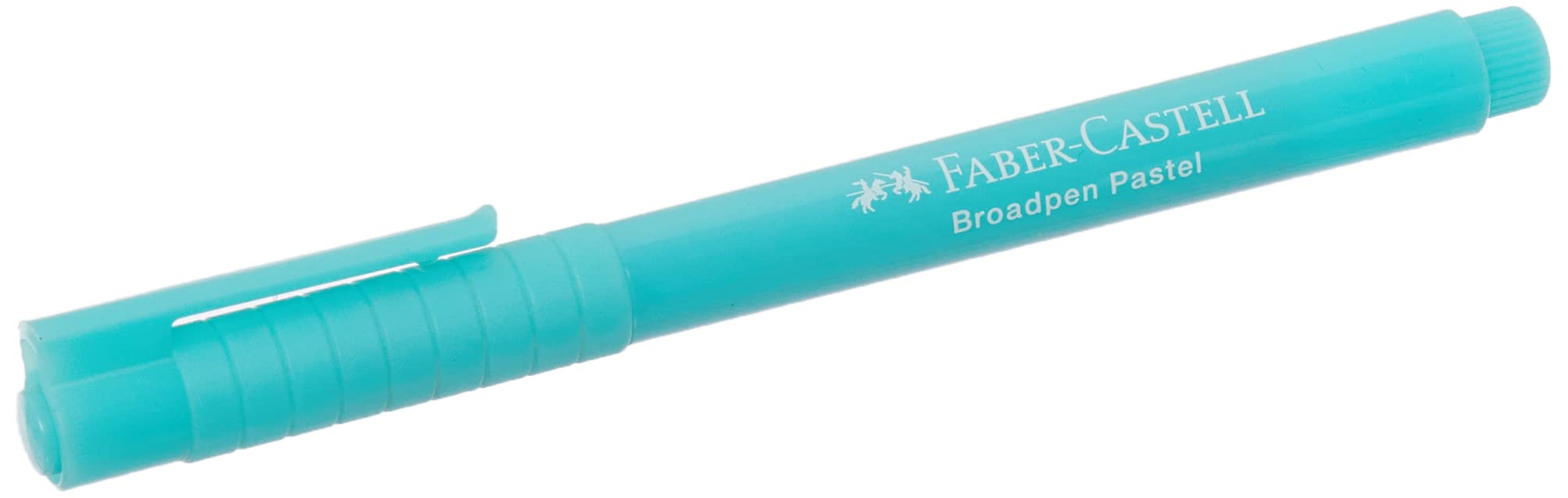 Faber-Castell 155457 - Faserschreiber Broadpen 1554, pastell türkis, 1 Stück