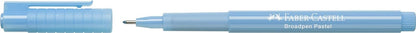 Faber-Castell 155458 - Faserschreiber Broadpen 1554, pastell lichtblau
