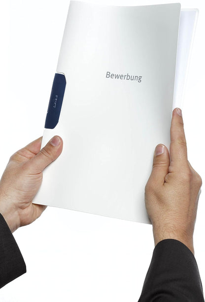 Durable Bewerbungsmappe Duraswing Job, bis 30 Blatt A4, weiß, 5er Packung, 228902
