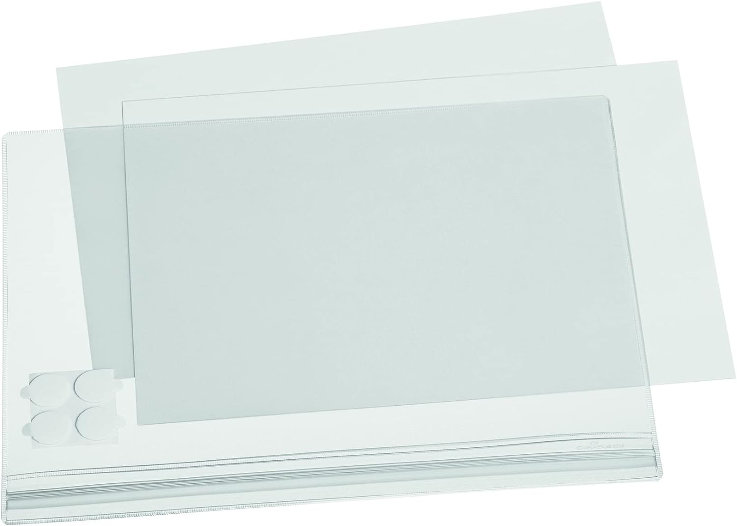 Durable Water-Resistant Pocket A4 Self-Adhesive, Pack of 5 Document Holders Transparent, Ideal for Display ing Information Outdoors 501619