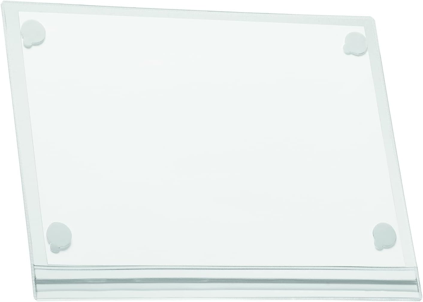 Durable Water-Resistant Pocket A4 Self-Adhesive, Pack of 5 Document Holders Transparent, Ideal for Display ing Information Outdoors 501619