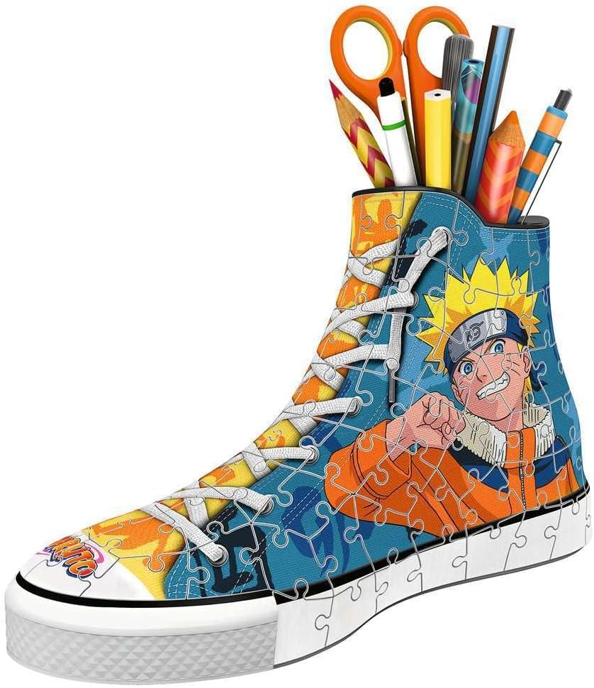 Ravensburger Naruto 3D Jigsaw Puzzles for Adults and Kids Age 8 Years Up - Trainer Shoe - 108 Pieces - No Glue Required