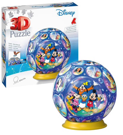 Ravensburger Charaktere 72p 11561 1St. Grogu 3D Personajes – 72 Piezas – Puzzle Pelota para Fans de Disney a Partir de 6 años, Color Azul