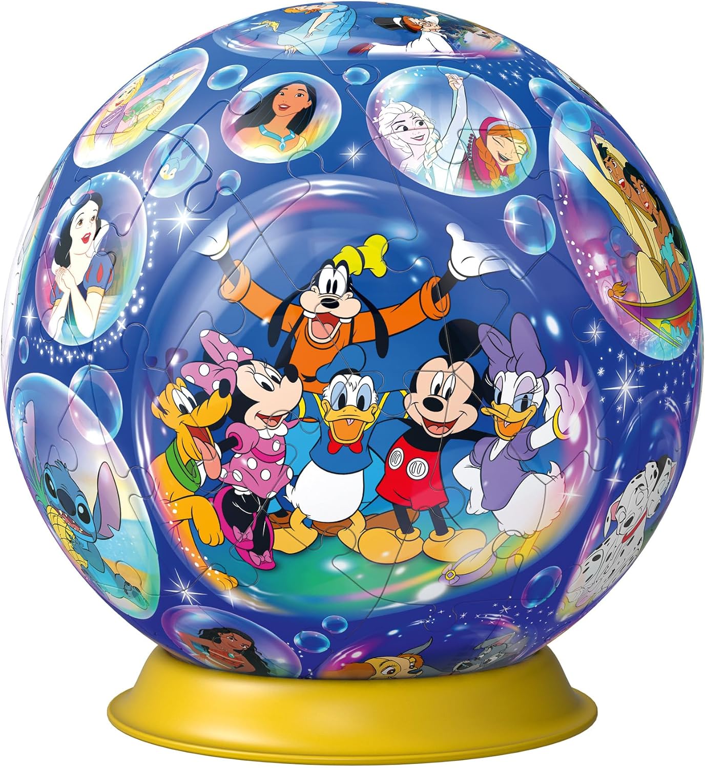 Ravensburger Charaktere 72p 11561 1St. Grogu 3D Personajes – 72 Piezas – Puzzle Pelota para Fans de Disney a Partir de 6 años, Color Azul