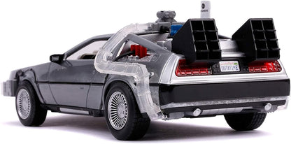Jada 253255027 Toys Back To The Future 3 1:24 Time Machine Vehicle, Multi-Coloured