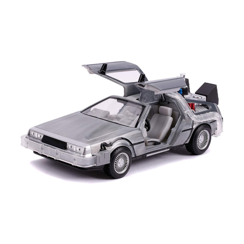 Jada 253255027 Toys Back To The Future 3 1:24 Time Machine Vehicle, Multi-Coloured