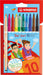 Felt Tip Pen - STABILO Trio 2 in 1 - Wallet of 10 - Assorted Colours