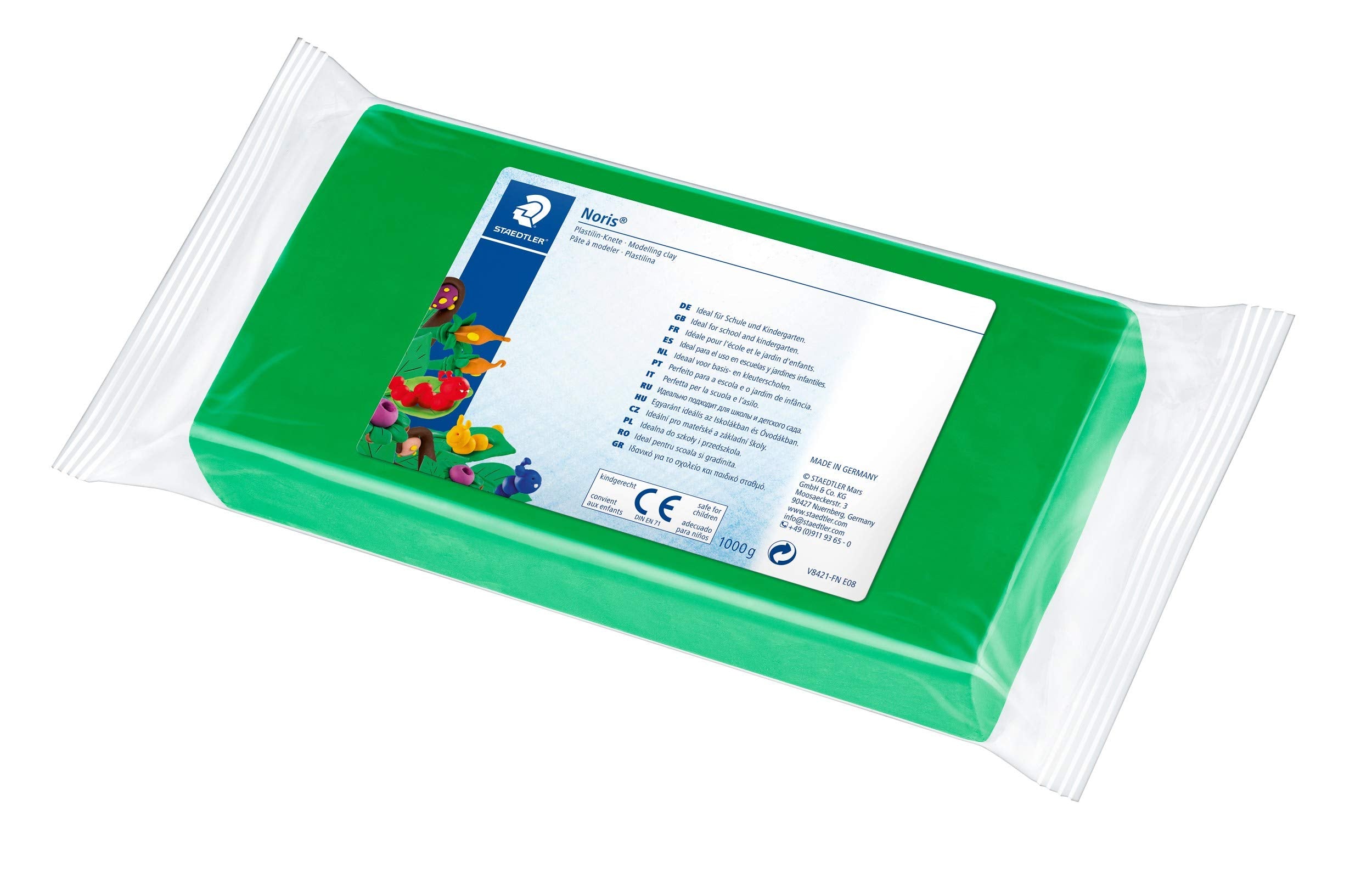 STAEDTLER Knete Noris Club Plastilin 8421 grun 1,0