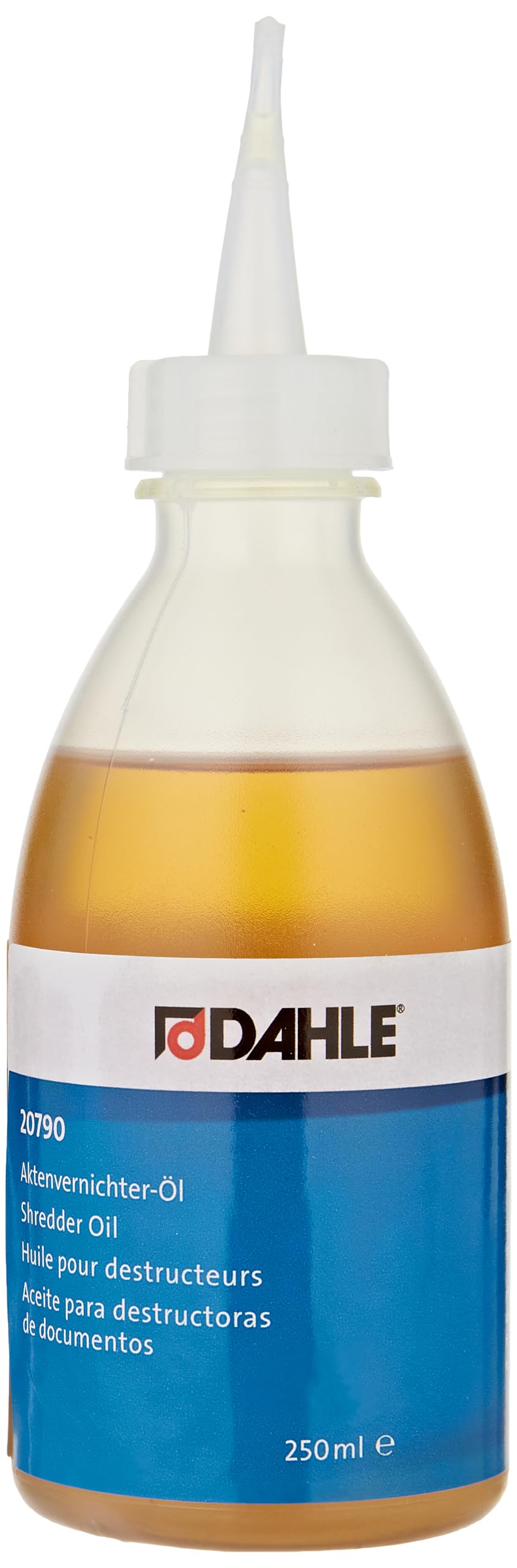 Dahle Bürotechnik Spezialöl für Aktenvernichter Dahle 20790, Tropfflasche, 250 ml