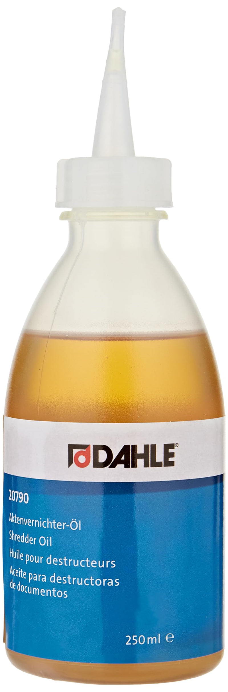 Dahle Bürotechnik Spezialöl für Aktenvernichter Dahle 20790, Tropfflasche, 250 ml