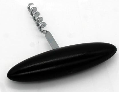 Fackelmann Korkenzieher WOODY, Weinöffner in schlichtem Design, hochwertiger Korkenheber mit Holzgriff (Farbe: Silber/Braun), Menge: 1 Stück