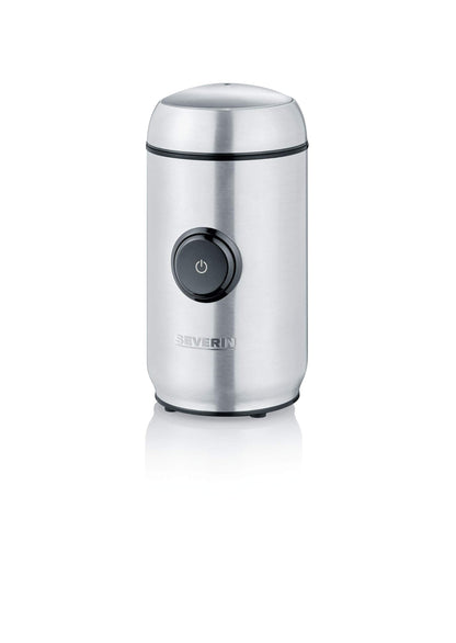Severin Coffee and Spice Grinder with 180 W of Power KM 3879, Brushed Stainless-Steel/Black