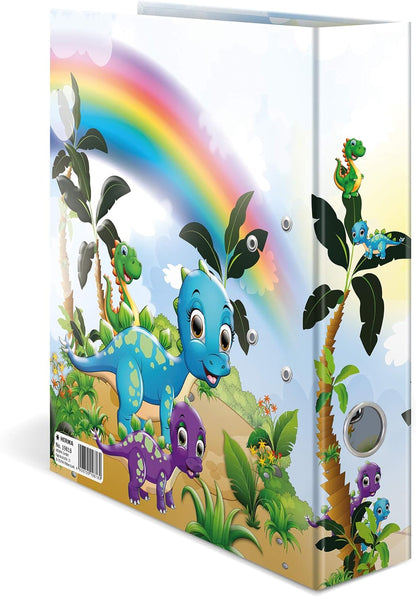 HERMA Lever Arch File Kindergarten with Dinos Motif, A4, 70 mm Spine, with Inner Print, 1 Folder